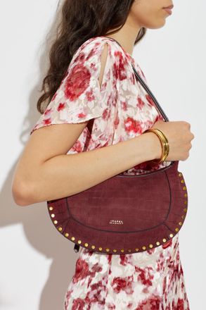 Isabel Marant Bag Oskan Moon, Womens, Burgundy