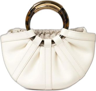 Coccinelle Shell Small - Dames - Tassen - Wit - Maat: ONE Size Katoen