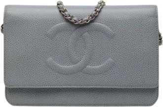 Chanel Pre-owned Wallet on Chain - - Pre-owned - Donna - Grigio - ONE SIZE