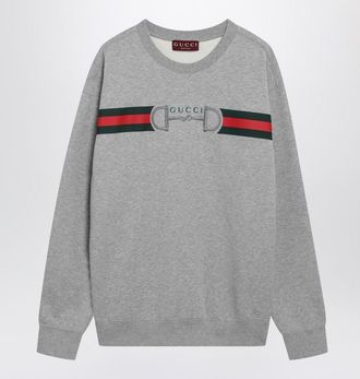Gucci Jersey Sweatshirt With Logo Print