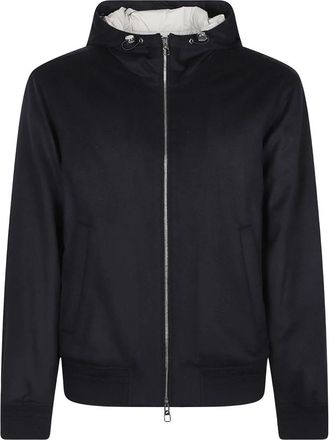 Montecore Dubbele Rij Knopen Donsjack - Heren - Winterjassen - Blauw - L - Polyester - Jassen