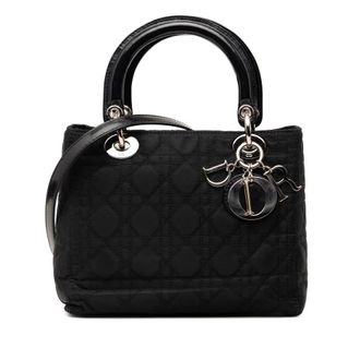 Dior Pre-owned Dior Medium Nylon Cannage Lady Dior Ladies 1BXHGSOEU8SDT7H3