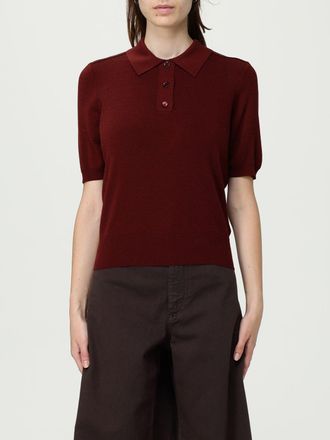 Burberry Polo Shirt BURBERRY Woman color Brick Red