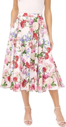 Ted Baker Ida Linen Midi Circle Skirt