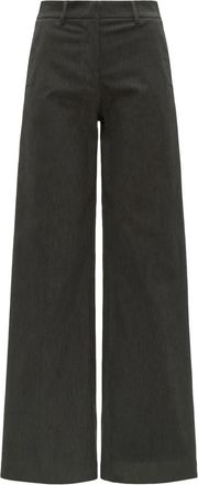 K-Way Tyanne Denim-Like - Dames - Wijde Broeken - Groen - XS - Denim - Broeken