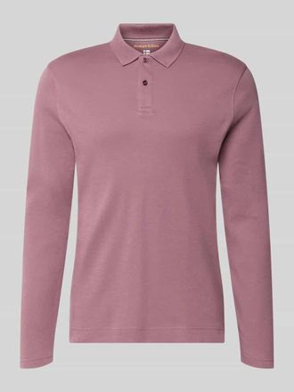 Christian Berg Regular Fit Poloshirt aus reiner Baumwolle in Mauve, Gr&ouml;&szlig;e 3XL