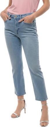 Frame Denim Blue Straight High Rise Jeans