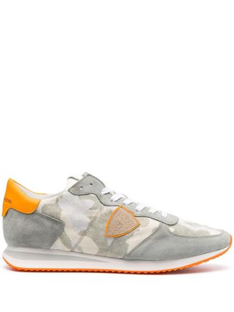 Philippe Model Sneakers con inserto camouflage - Grigio
