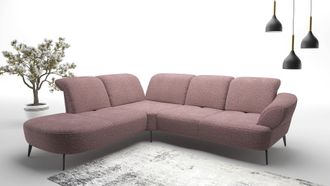 Sit&more Ecksofa »Dance, L-Form, inkl. Sitztiefenverstellung« inkl. Click&Seat, optional mit Kopfteilverstellung