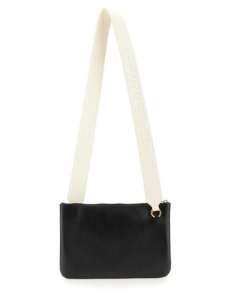Jil Sander Lg Leather Link Bag-Donna