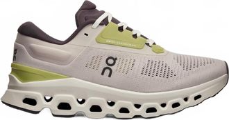 On Womens Cloudstratus 3 Running Shoe In Pearl/ivory