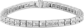 House of Brilliance 14K White Gold 4 3/8 Cttw Diamond Tennis Bracelet at Nordstrom
