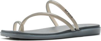 Crocs Miami Toe Loop Sandal Womens Sandals Carbon Jelly : 11 M, Synthetic
