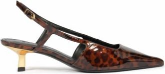 Schutz Womens Sophia Mid Heel Slingback In Natural