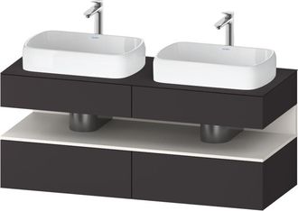 Duravit Qatego Consola Mueble Bajo Lavabo, 2 Extensiones, 2 - Duravit