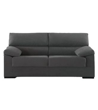 Home Heavenly Sof&aacute; 3 plazas 180 cm tapizado antimanchas color gris oscuro