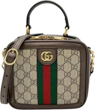 Gucci Pre-owned Ophidia Mini Bag - Dames - Vintage Mini Tas - Veelkleurig - ONE Size - Vintage