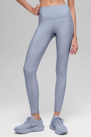 Alo | Airlift Winter Warm High-Waist Legging in Winter Frost Blue, Size: Medium