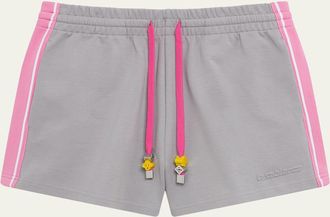 Casablanca Punto Side-Stripe Jogging Shorts