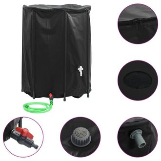 vidaXL Dep&oacute;sito De Agua Plegable Con Grifo Pvc 750 L Vidaxl