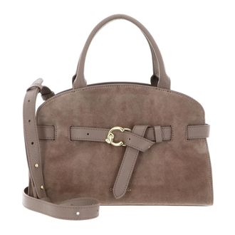 Coccinelle Sabine Suede Bi - Dames - Handtassen - Bruin - ONE Size - Katoen - Tassen