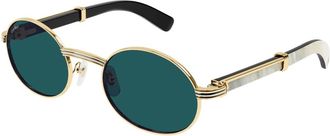 Cartier Accessoires, Dames, Geel, ONE Size, Premiere Zonnebril