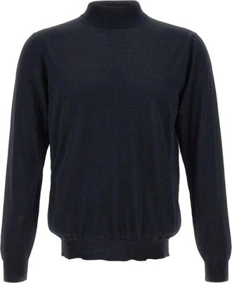 FILIPPO DE LAURENTIIS De Laurentis Coltrui Collectie - Heren - Coltruien - Blauw - XL - Truien & Vesten