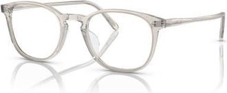 Oliver Peoples 49mm Square optical glasses in Grey at Nordstrom