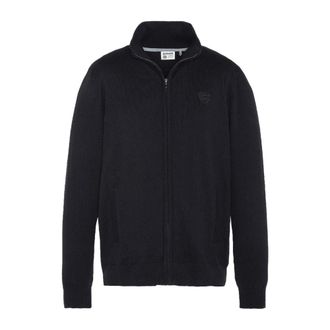 Schott NYC Vest met rits en zakken - Heren - Vesten - Zwart - S - Katoen - Truien & Vesten
