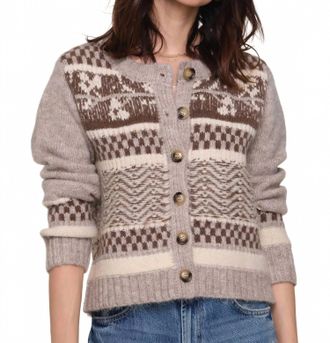 Heartloom Rocky Knit Cardigan In Mocha