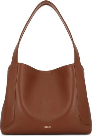 Kazar Ange Leren Schoudertas - Dames - Schoudertassen - Bruin - ONE Size - Leer - Tassen