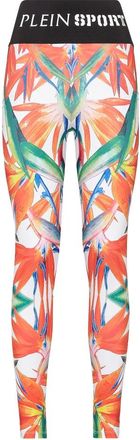 Plein Sport Jogging Leggings - Dames - Trainingsleggings - Veelkleurig - S - Polyester - Fitness