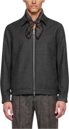 BRIGLIA 1949 Bill Jacket - - Jackets - Uomo - Grigio - XL