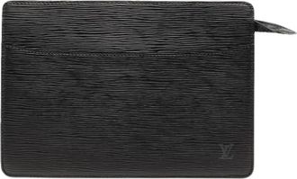 Louis Vuitton Pre-owned Clutches, male, Black, Size: ONE SIZE Pre-owned Pochette Homme