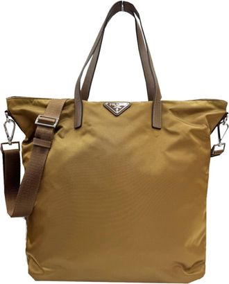 Prada Nylon Shoulder Bag Tote Bag (Pre-Owned)