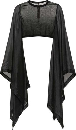 Rick Owens Long Sleeve Cropped T-Shirt