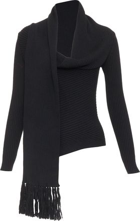 Jean Paul Gaultier Maille Femme cowl neck sweater