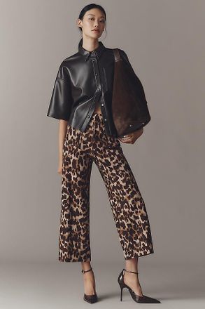 Maeve The Colette Ponte Crop Wide-Leg Pants by Maeve