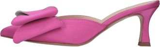 Ovye By Cristina Lucchi Satin and Glitter Mule - Dames - Muiltjes - Roze - 38 EU - Leer - Schoenen