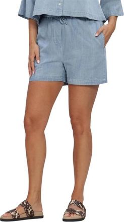 Modstr&ouml;m Alvarmd Shorts - Dames - Bermuda - Blauw - M - Korte Broeken