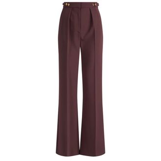 Elisabetta Franchi Mujer, Pantalones, Rojo, Talla: XL