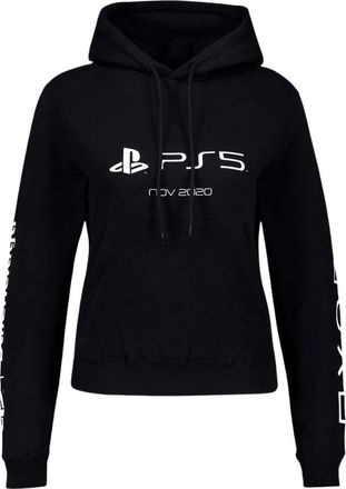 Balenciaga Play Station 5 Grafische Hoodie - Dames - Hoodies - Zwart - L - Katoen - Hoodies & sweatvesten