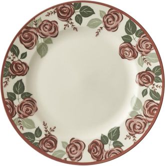Bella Maison Set Of 2 Rose Porcelain Dinner Plates
