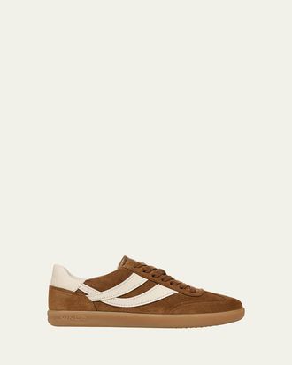 Vince Oasis Mixed Leather Retro Sneakers