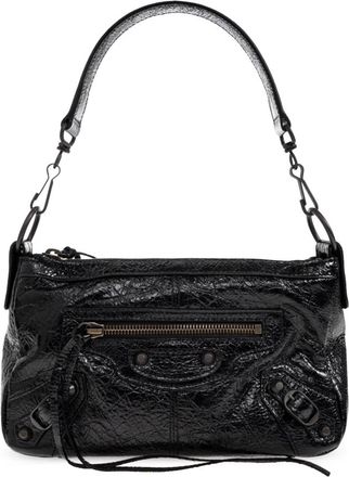 Balenciaga Handbags, female, Black, Size: ONE SIZE Le City Moto Mini