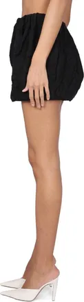 Max Mara Floral Pattern Skirt - Black