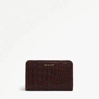 Radley London Dark Brown Medium Bifold Purse Elm Avenue AW25 Radley London