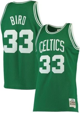 Mitchell & Ness Mens Mitchell & Ness Larry Bird Kelly Green Boston Celtics Big & Tall Hardwood Classics Jersey at Nordstrom, Size Xxx-Large