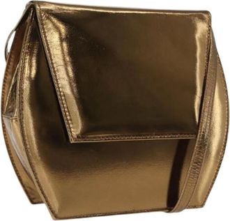 Bally Pre-owned Cross Body Bags, female, Yellow, Size: ONE SIZE Pre-owned Leather Shoulder Bag