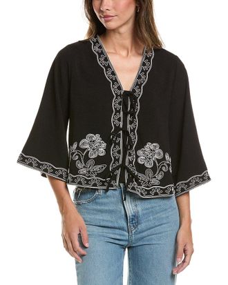 Adrianna Papell Airflow Woven Blouse